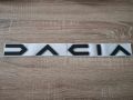 черен надпис Дачия Dacia нов стил, снимка 4