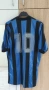 Ретро винтидж футболна тениска фланелка Puma #10 черно-синьо райе,размер XL, снимка 2