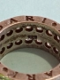 Луксозен сребърен пръстен BVLGARI с кристали марков 22248, снимка 6