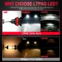 LED H4 крушки за автомобил LTPAG, снимка 4