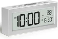 Нов LCD будилник Дигитален часовник с аларма, осветление и термометър, снимка 1