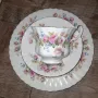 Троен сет ROYAL ALBERT СЕРИЯ MOSS ROSE, снимка 1