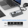 USB C Hub Многопортов адаптер, Mosirui 9-в-1 USB-C докинг станция с 4K HDMI, 5Gbps Type C 3.0, снимка 6