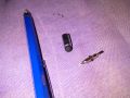 Метална химикалка нова маркова 7 части -две отвертки-химикал-стилус-нивелир-линия в см и в инча, снимка 9