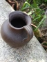 черна керамична ваза , снимка 3