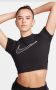 Nike Women's Cropped, Дамска тениска T-Shirt, снимка 6