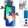 Нов Дисплей тъчскрийн за iPhone X 5.8 HD екран с инструменти части Айфон, снимка 1