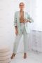 Елегантен дамски комплект сако и панталон, 3цвята , снимка 3