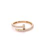 Златен дамски пръстен Cartier 1,56гр. размер:56 14кр. проба:585 модел:23684-3, снимка 1 - Пръстени - 45735522