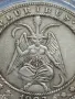 РЕПЛИКА на монета 1 долар 1893г. Америка Baphomet седнала окултна монета 31433, снимка 7