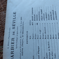 Продавам LE BARBIER DE SEVILLE. 1898г., снимка 5 - Колекции - 44991343