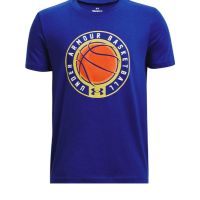 Детска тениска UNDER ARMOUR Basketball Icon Tee Blue, снимка 1 - Детски тениски и потници - 45750551