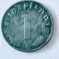 Стара немска монета 1 пфениг от 1942 г., снимка 1 - Нумизматика и бонистика - 45189282