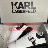 Бели кецове  Karl Lagerfeld кодBr44, снимка 2 - Кецове - 32731858