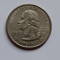 1/4 долар САЩ СЕРИЯТА С ЩАТИТЕ - Минесота 25 цента Америка 2005 Монета от САЩ , снимка 2 - Нумизматика и бонистика - 45103324