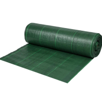 1м х 100м Покривало (агротекстил) против плевели от тъкан текстил 110гр. PP зелено UV,, снимка 1 - Други - 44953192