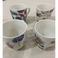 Порцеланова чаша за чай 300ML, флорални мотиви, снимка 2 - Чаши - 45769864