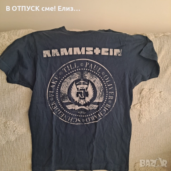 Оригинална тениска на Rammstein лиценз Continental, снимка 1