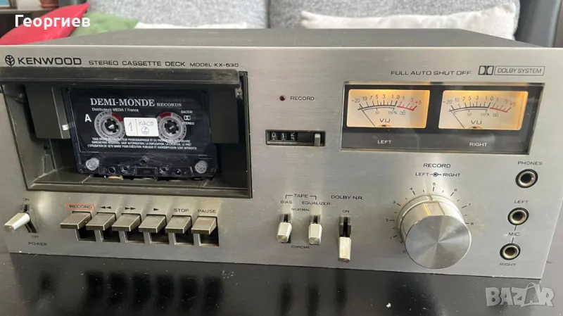 Касетен дек Kenwood KX-530, снимка 1