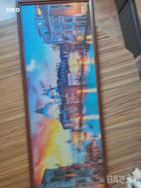 продавам картина-пъзел ЗАЛЕЗ НАД ВЕНЕЦИЯ, снимка 1