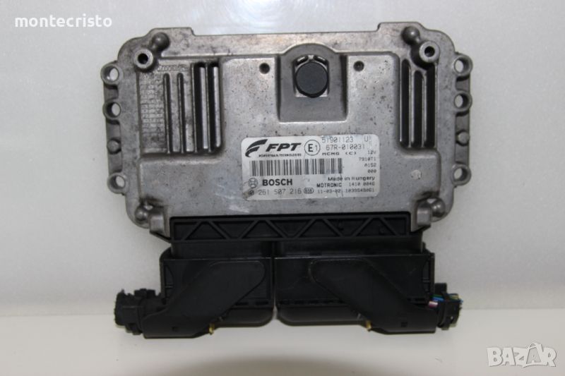 Моторен компютър ECU Fiat Bravo (2007-2014г.) 0 261 S07 216 / 0261S07216 / 1.4 бензин, снимка 1