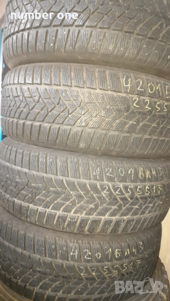 Гуми 225 55 17 дънлоп, снимка 1