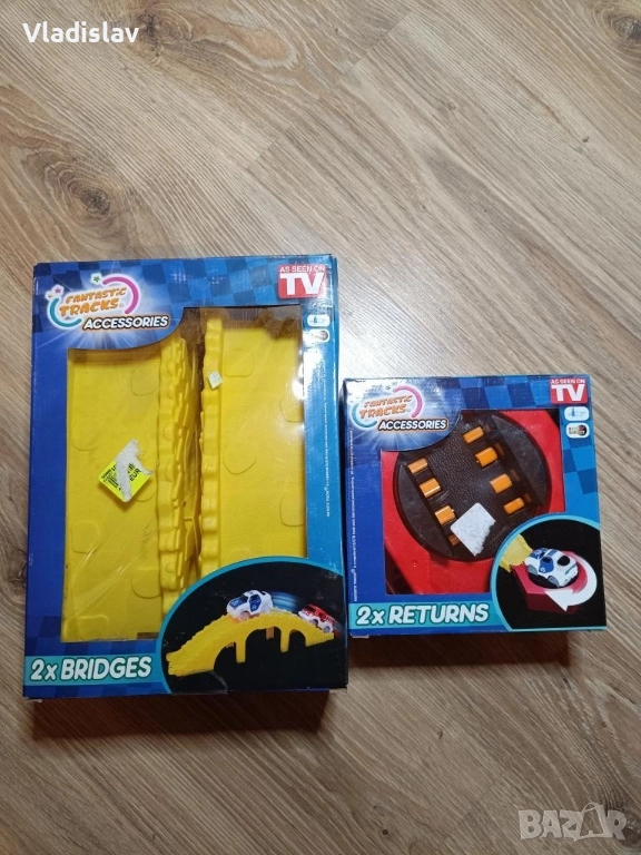 Детски Комплект мостове + обръщало Fantastic Tracks , снимка 1