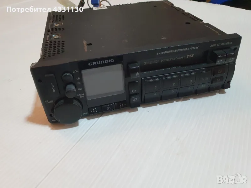 Grundig 2680 VD Авто Радио Касетофон OldTimer, снимка 1