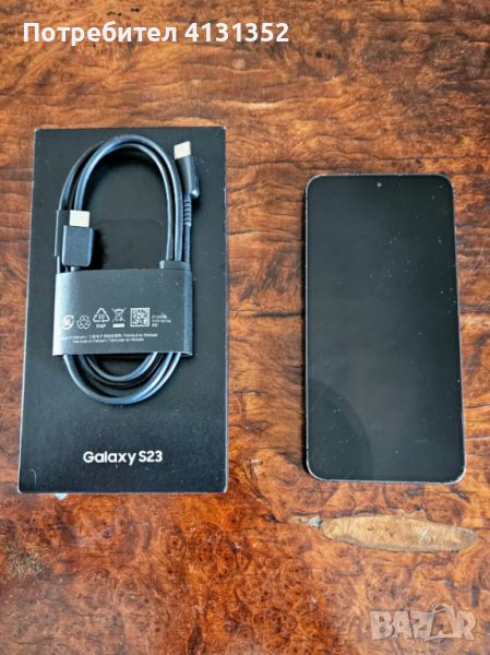 Samsung Galaxy S23 - 256GB Phantom Black (SM-S911B/DS) - Unlocked, снимка 1