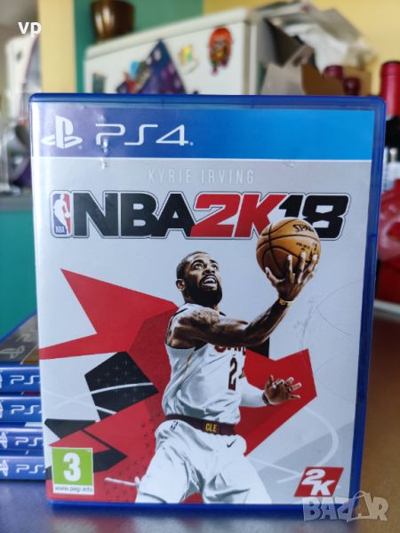 NBA 2K18 Игра за двама -Блу Рей диск в перфектно състояние за PlayStation 5, Плейстейшън 4, PS4, PS5, снимка 1