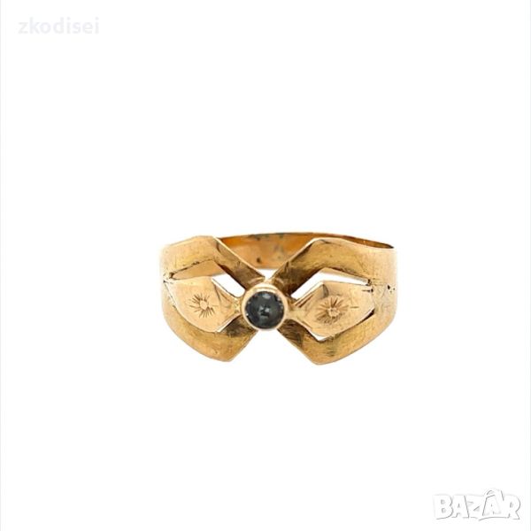 Златен дамски пръстен 2,11гр. размер:57 14кр. проба:585 модел:17122-4, снимка 1
