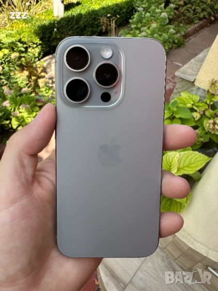 Apple iPhone 15 Pro, 256 GB, Natural Titanium, снимка 1