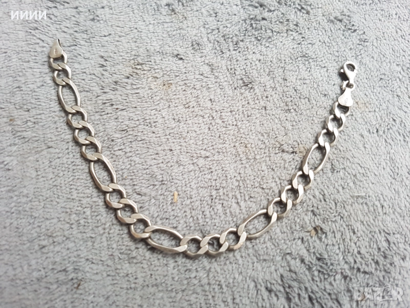 Сребърна гривна картие, снимка 1