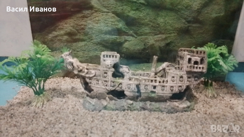 Аквариум за рибки с аксесоари , снимка 1