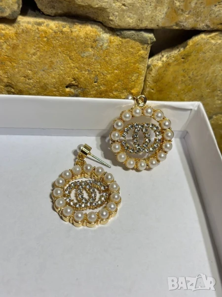 обеци louis vuitton chanel Bvlgari christian dior fendi , снимка 1