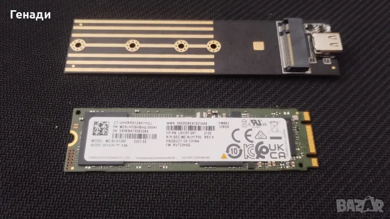 SSD nvme 128GB HP , снимка 1