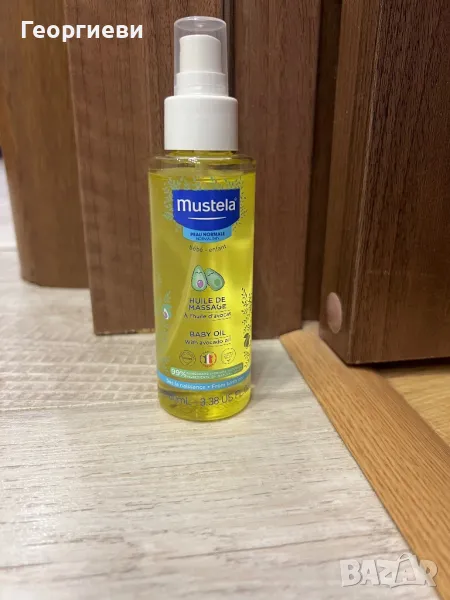 Олио за бебе Mustela/ Масажно олио бебе, снимка 1