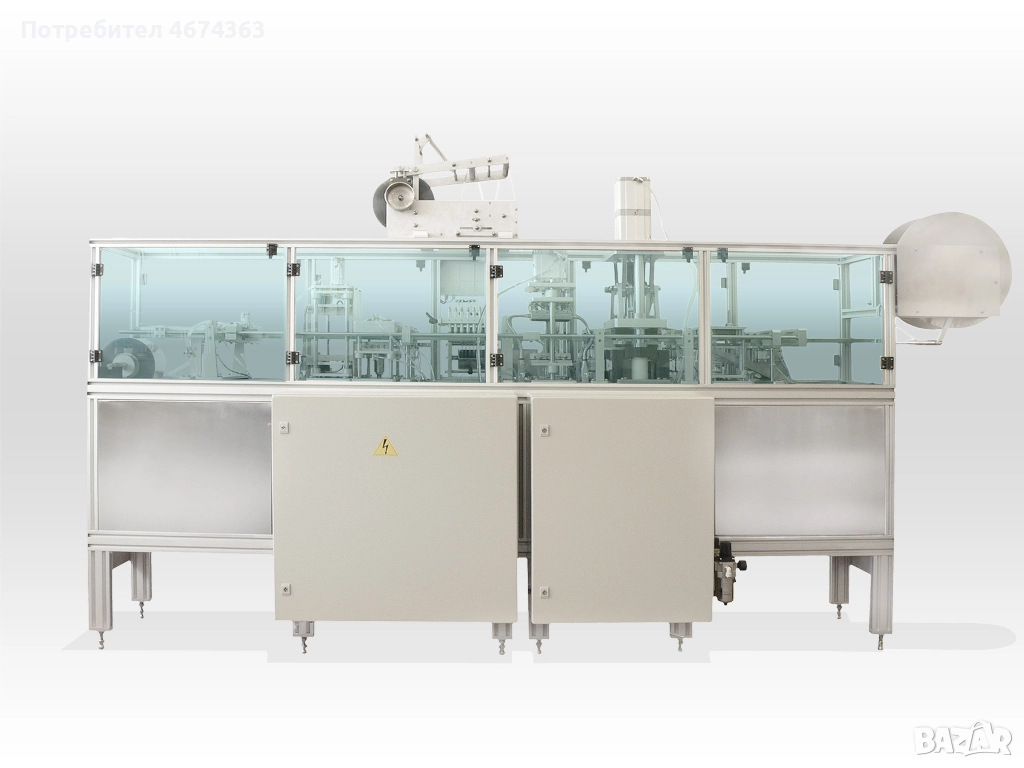 Термоформоваща поточна линия за капсули и пипети на течни продукти, снимка 1