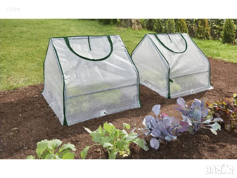 НОВИ! Мини оранжерия парник 2 броя Parkside 60x60x60см всяка, снимка 1