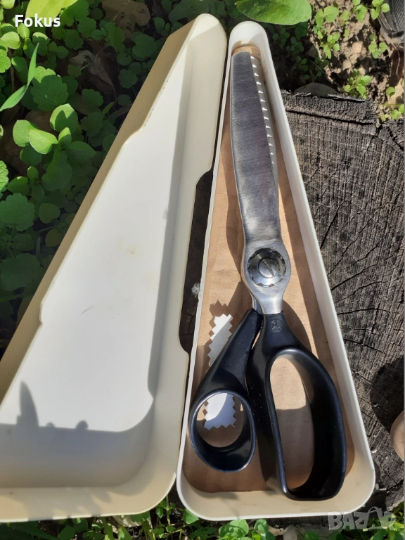 Стара съветска ножица Зиг Заг - СССР, снимка 1