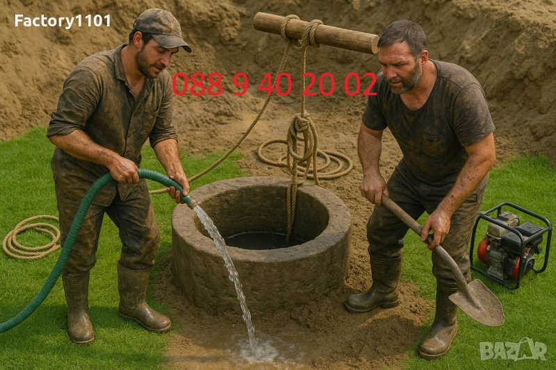 Почистване на кладенци бунари , герани -неподдържани и нови!, снимка 1