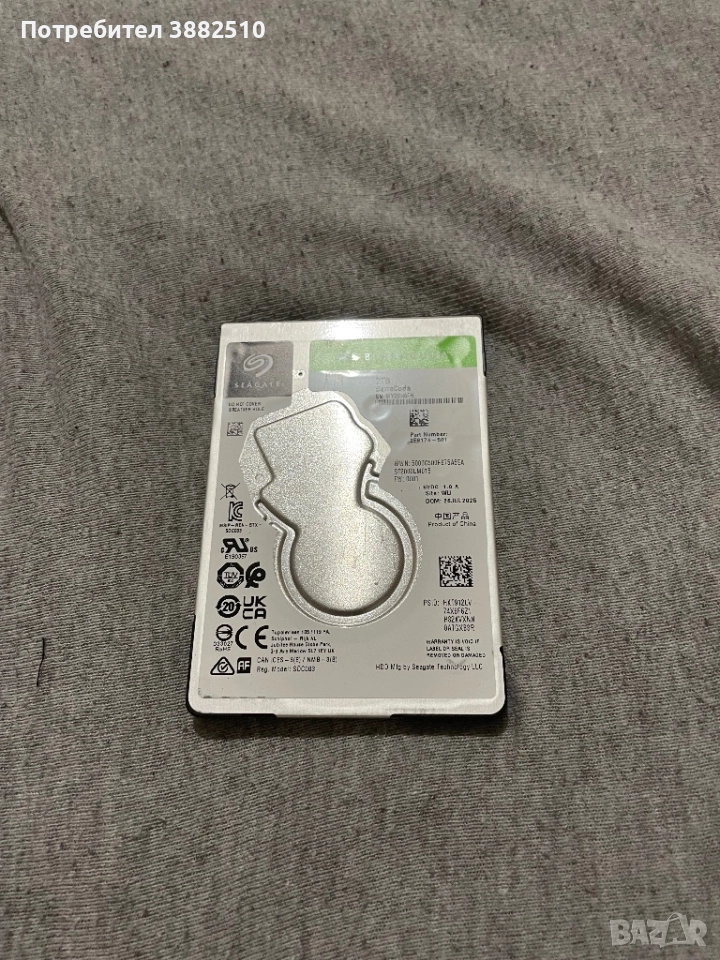 Хард Диск Seagate Barracuda 2TB, снимка 1