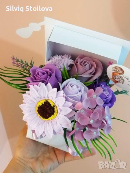 Ново🎓Букети със сапунени цветя за бъдещите абитуриенти и абсолвенти, снимка 1