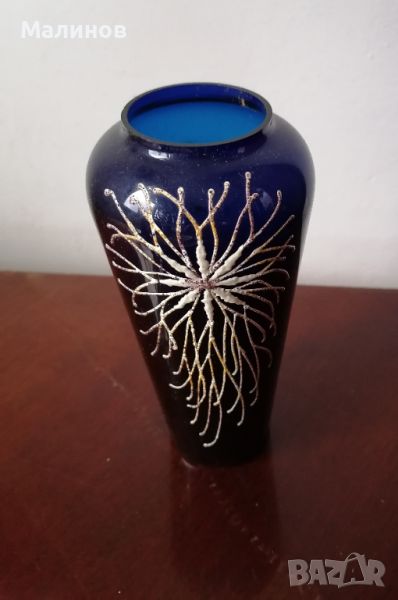 Цветни стъклени вази, снимка 1