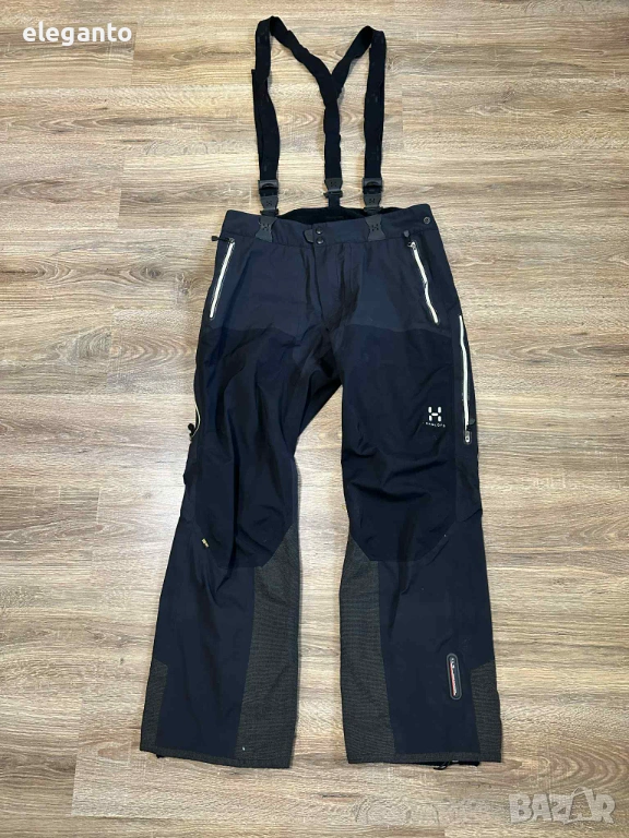 Висок клас мъжки Haglofs Gore-Tex Recco Soft Shell Ski Snow Bib Pant , XL размер, снимка 1