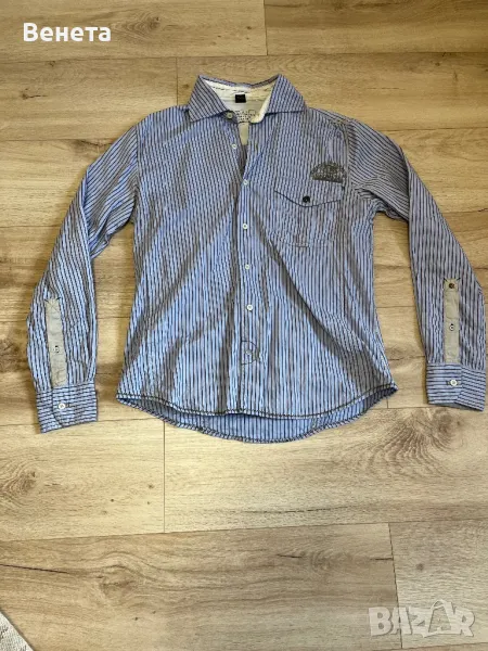 Мъжка риза  Napapijri. Размер М, снимка 1