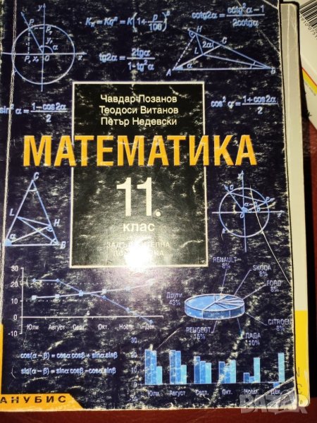 Математика 11 клас- Чавдар Лозанов и колектив, Анубис, снимка 1