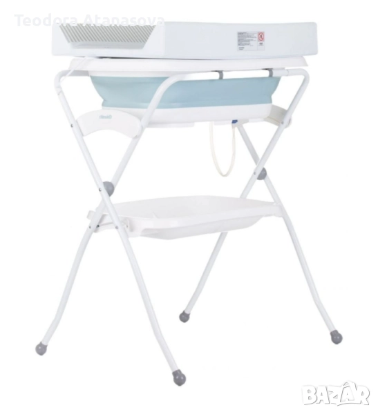 Сгъваема вана Chipolino - Фиоре, синя, снимка 1