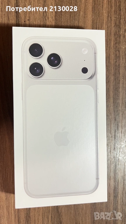 iPhone 17 Pro Max Silver 256 GB Чисто Нов, снимка 1