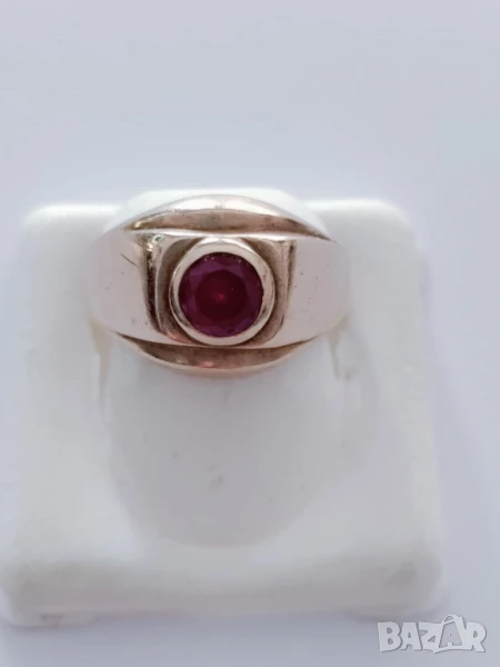 Златен пръстен 51266, снимка 1